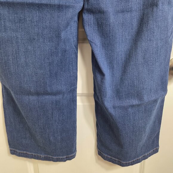 Lane Bryant Dark Wash Wide Leg Jeans - Picture 8 of 12